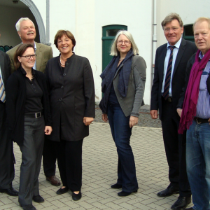 Besuch von SPD-Politikern im Brauweiler Kunstarchiv