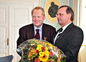 Dr. Jürgen Rolle und Landrat Werner Stump
