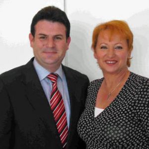 Hubertus Heil und Gabriele Frechen