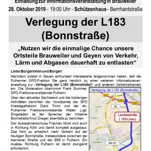 Einladung zur Infoveranstaltung Bonnstraße Seite 1