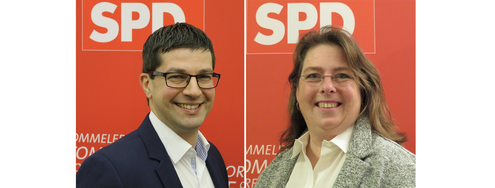 Die BewerberInnen zur BM Kandidatur der SPD Pulheim: Alexander Toth und Marion Reiter