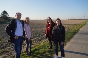Coumanns, Fröhling, Reiter und Leding am möglichen Verlauf der Ostumgehung