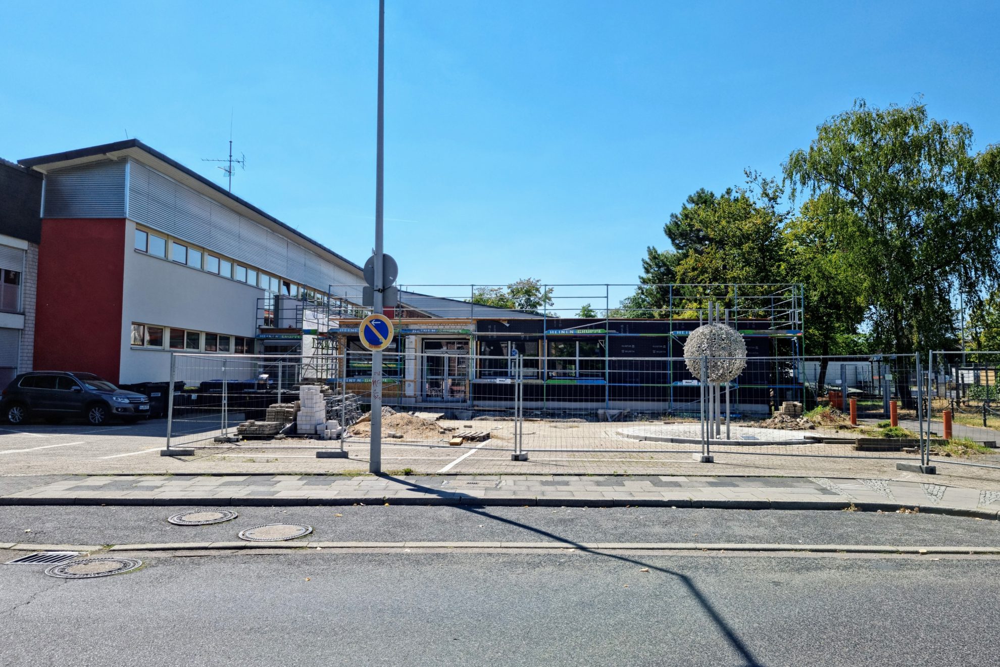 Baustelle Horionschule August 2022