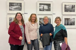 Reiter, Fröhling, Pörner und Schulz auf der Fotoausstellung